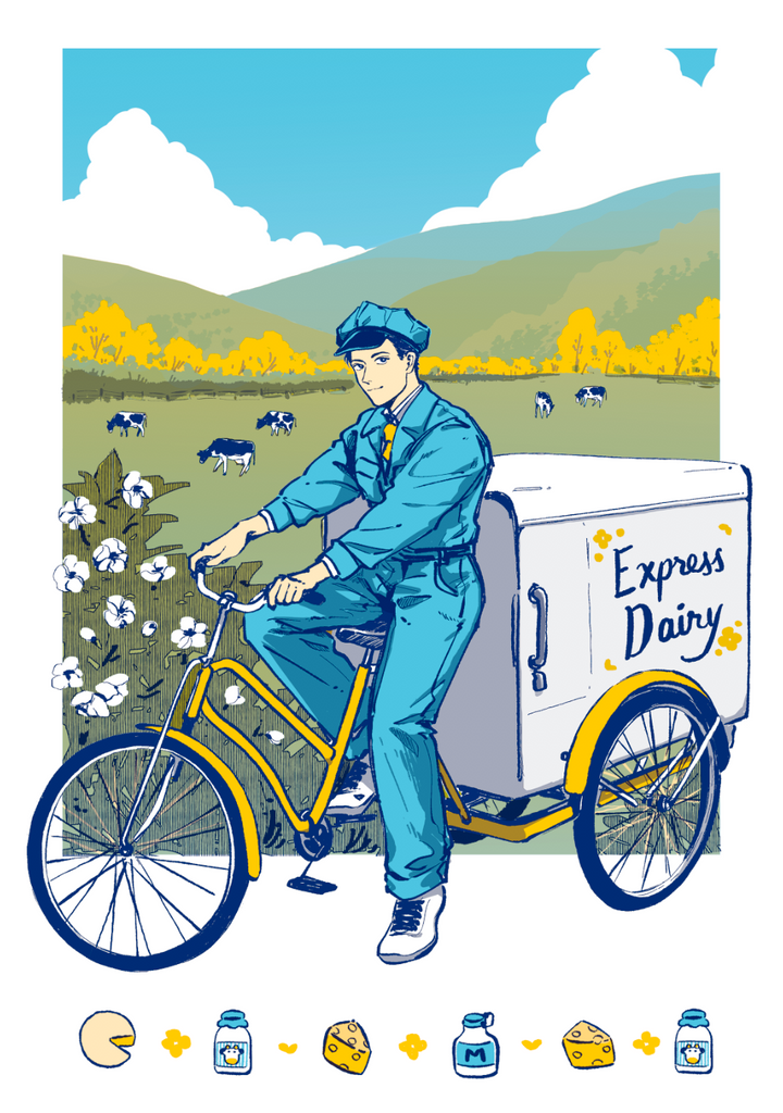 Express Dairy Riso Print