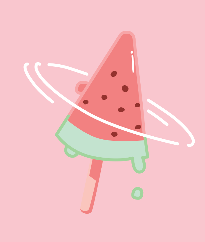 Watermelon Logo Visor